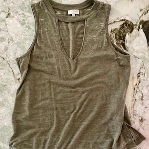 Lucky Brand Green Tank Top